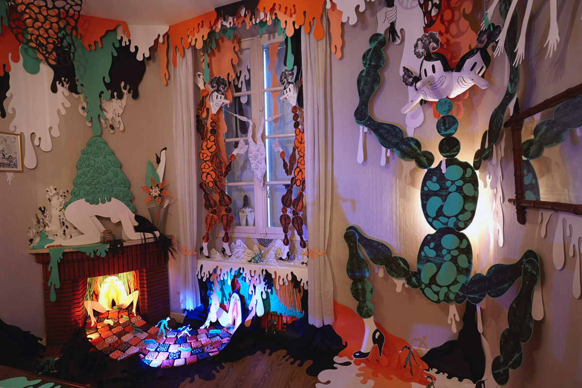 Exposition "Souffle d'Echo"de Christelle Enault, accueillie en résidence en 2013