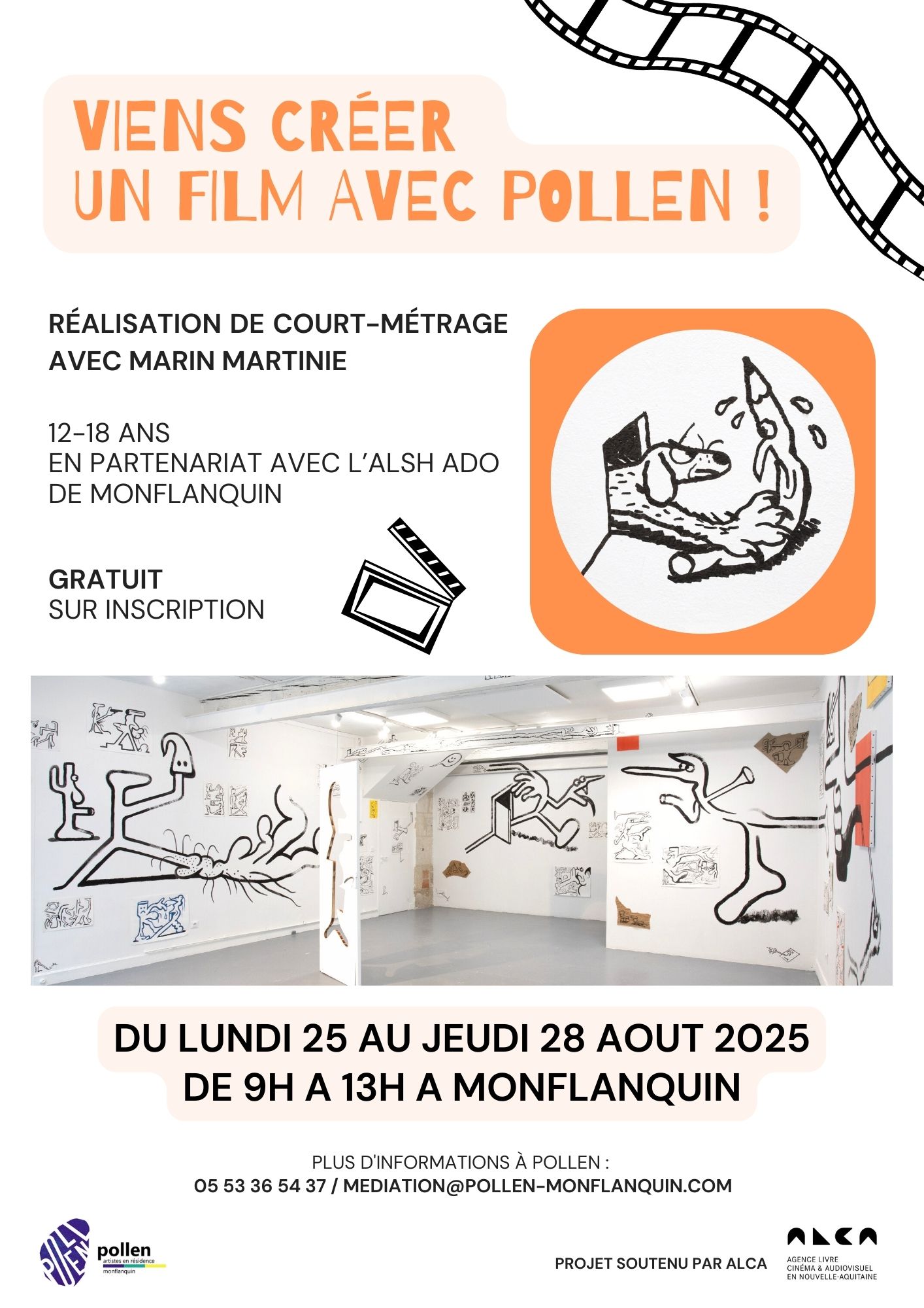 VIENS CREER UN FILM MONFLANQUIN(1) offre de stage Pollen