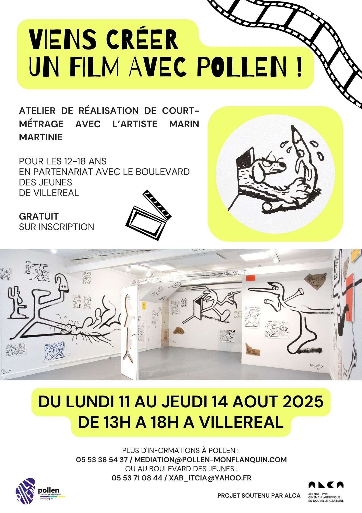VIENS CREER UN FILM VILLEREAL(1) offre de stage Pollen